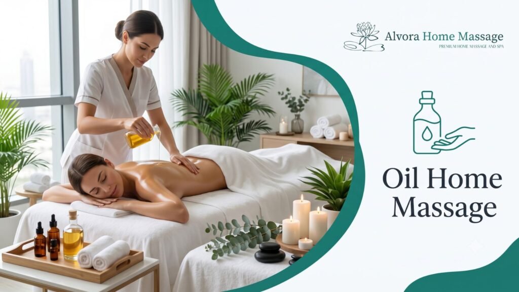 Professional Oil Home Massage service in Dubai by Alvora Home Massage & SPA.